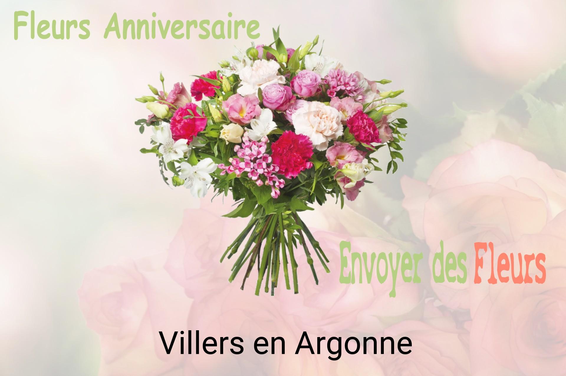 Bouquet de fleurs d’anniversaire livré à Villers-en-Argonne
